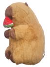 Pelucia Capivara Com Frutinha Na Boca Melancia 30cm