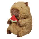 Pelúcia Capivara Frutas 30cm Melancia