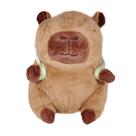 Pelúcia Capivara Mochilinha Frutas 30cm Verde