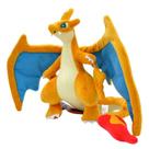Pelúcia Charizard Amarelo 23 cm Dragão Mega Evoluído Pelúcia Charizard Amarelo 23 cm Dragão Mega Evoluído