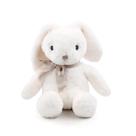 Pelucia Coelho da Pascoa 33 cm Branco Com Laço