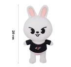 Pelúcia Coelho Estilo Cartoon Coreano 20cm Personagem Fofo e Decorativo