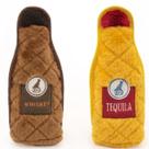 Pelucia Com Apito Z-Stitch Happy Hour Crusherz Pack 2 ZippyPaws Para Cães - Whisky e Tequila