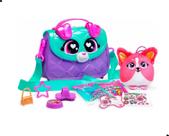 Pelucia com bolsinha glam buddies amigos charmosos