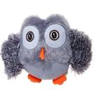 Pelúcia Coruja 13Cm Brinquedo Pets Com Apito