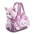 Pelucia Cutie Handbag Gato Rosa com Bolsinha Multikids BR1715