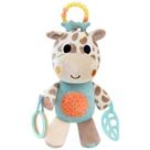 Pelúcia de Atividades com Mordedor TremeTreme Girafa Buba Zoo Brinquedo Bebê