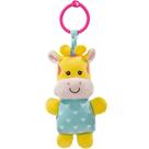 Pelúcia de Atividades Girafinha Animal Fun Buba Amarelo