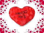 Pelúcia de Coração Dia Dos Namorados Amor 25x19cm Com faixa Pelúcia de Coração Dia Dos Namorados Amor 25x19cm Com faixa