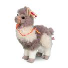 Pelúcia de Lhama Douglas Zephyr 28 cm Cinza e Branco