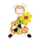 Pelúcia de pelúcia Cuddle Barn Gerry Giraffe 30 cm com som