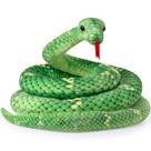 Pelúcia de pelúcia Hydren Giant Boa Snake 200 cm verde