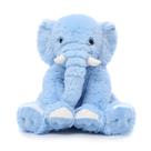 Pelúcia de pelúcia MoriSmos Large Elephant de 50 cm para crianças