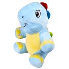 Pelúcia Dino Azul 25cm Menino Menina Brinquedo Decoração Para Festa Nicho De Bebê Presente Fofura