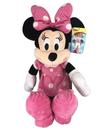 Pelúcia Disney Minnie Mouse 48 cm Vestido Rosa de Bolinhas