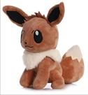 Pelúcia Eevee Pokemon 20cm Antialérgico Cor Marrom