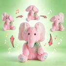 Pelúcia Elefante Cantante e Dançante Humor Ted 23 cm