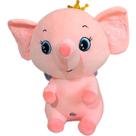 Pelúcia Elefante Rosa Squish Pals 45cm Colecionável Toyng
