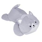 Pelucia Gato Preguiça 50CM Caa TOYS Cinza CAA0164