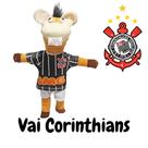 Pelúcia GRANDE 50cm CORINTHIANS Cavalinho Fantastico Pelucia Brinquedo Futebol Cavalo Macio Boneco Pelucia - PANAMI