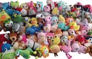 Pelúcia Importado 18cm a 22cm Para Maquina Grua Decoração Eventos Sortidos - 50 Unidades