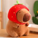 Pelúcia JPORSHU Capivara 36 cm com Chapéu de Morango Pelúcia JPORSHU Capivara 36 cm com Chapéu de Morango