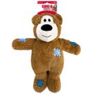 Pelucia Kong Wild Knots Bear Brinquedo Jumbo Com Corda e Apito Para Cachorro X-Grande - Caramelo
