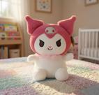 Pelúcia Kuromi 37cm Tuka Toy Antialérgica e Macia
