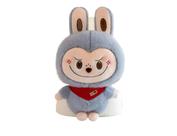 Pelúcia Labubu Fofinho Cor Cinza E Super Macio Classico 25cm