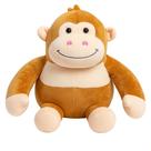 Pelúcia Macaco 30cm Antialérgica e Lavável com Zíper Super Macia e Segura