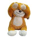 Pelucia Macaco Achou Esconde o Olho 35cm - Jjm624 Jjt Importadora