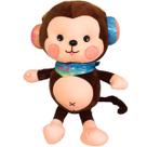 Pelúcia Macaquinho Squish Pals Colecionável 50cm Toyng