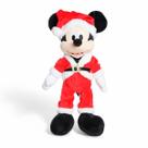 Pelúcia mickey mouse enfeite decorativo de natal 45cm com roupa de papai noel