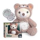 Pelúcia Musical Bebê 3 em 1 Luz Som Projeção Estrelas Sensor de Choro Ursinho Zippy Toys - 11124