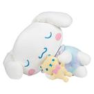 Pelúcia para dormir Hello Kitty Cinnamoroll 45 cm com acessório de urso Pelúcia para dormir Hello Kitty Cinnamoroll 45 cm com acessório de urso