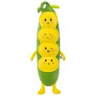 Pelúcia Pea Pod Doll Stuffed Cartoon Green Pod Pod Pod Pod Pod Pod 60 cm
