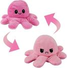 Pelucia Polvo Reversivel Grande - Rosa e Rosa Claro BBR