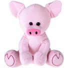 Pelucia porco eddie 25cm santa klaus