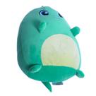 Pelúcia Puffy Dinossauro Verde Almofada Decorativa Verde