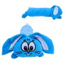Pelúcia Sansão 60cm Almofada Compridinha Azul Oficial Turma da Mônica