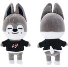 Pelúcia Skzoo Personagem Wolf Chan Stray Kids Cartoon 20cm