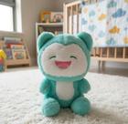 Pelúcia Snorlax Fantasia Urso Verde Água Pokémon