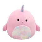 Pelúcia Squishmallows Esme Narval Rosa Jumbo 51 cm