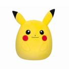 Pelúcia Squishmallows Pokémon Pikachu Sunny Fofo e Colecionável