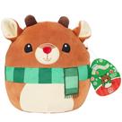 Pelúcia Squishmallows Rudolph - Rena do Nariz Vermelho - 20cm Pelúcia Squishmallows Rudolph - Rena do Nariz Vermelho - 20cm