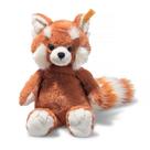 Pelúcia Steiff Soft Cuddly Friends Benji Panda Vermelho 28cm