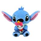 Pelúcia Stitch E Angel Com Boneca Xepa 25cm Com Ventosa