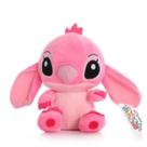 Pelúcia Stitch E Angel Namorados 20cm Musical Super Macio