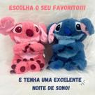 Pelúcia Stitch que Respira, toca músicas e ilumina. Ajuda a dormir, Alivia a ansiedade, relaxante, brinquedo TEA