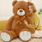 Pelúcia Teddy Bear Tezituor Large 150 cm marrom escuro para crianças